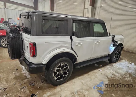 2024 Ford Bronco Outer Banks z USA, uszkodzony, nr VIN 1FMDE8BH7RLA11914